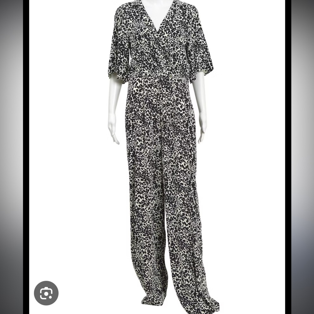Mister Zimi Maisie Jumpsuit in Black Leopard